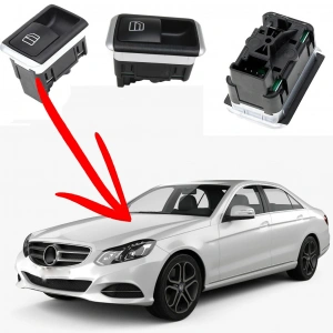 MERCEDES E SERİSİ W212 TEKLİ ÖN ARKA CAM DÜĞMESİ 2009--2015