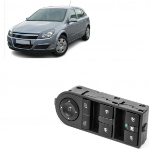 OPEL ASTRA H SOL DÖRTLÜ CAM ANAHTARI DÜĞMESİ 2004--2010