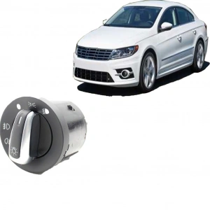 VOLKSWAGEN PASSAT B6 FAR AÇMA DÜĞMESİ ANAHTARI 2006--2011 KROM