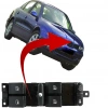SEAT TOLEDO SOL DÖRTLÜ CAM DÜĞMESİ ANAHTARI 1998--2005