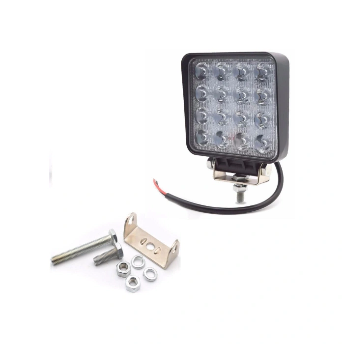 2 ADET 16 LEDLİ OFF ROAD ÇALIŞMA LAMBASI / PROJEKTÖR 48WATT 12V /