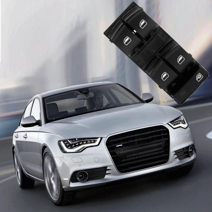 AUDİ A6 SOL DÖRTLÜ CAM DÜĞMESİ ANAHTARI 2005--2011
