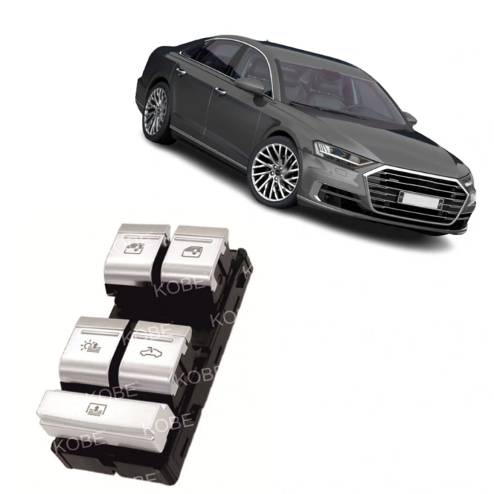 AUDİ A8 KROMLU ARKA CAM MAKAM ANAHTARI BEYAZ IŞIKLI 2018 ÜZERİ