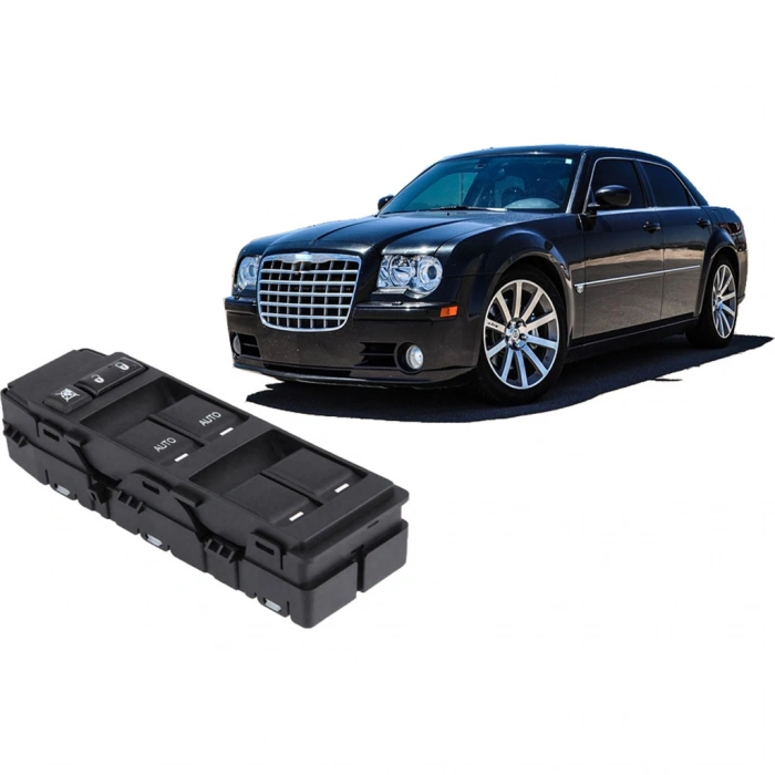 CHRYSLER 300C - JEEP GRAND CHEROKEE SOL DÖRTLÜ CAM DÜĞMESİ ANAHTARI