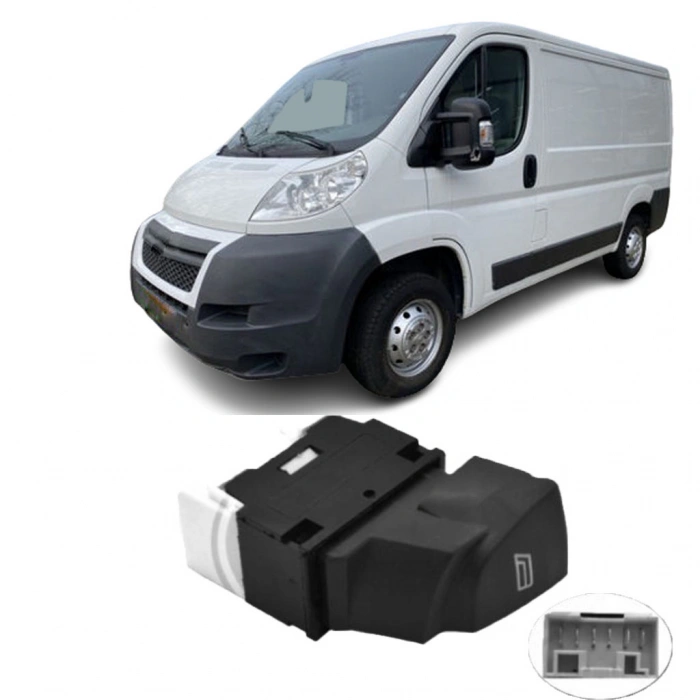 DUCATO - BOXER - JUMPER SAĞ TEKLİ CAM DÜĞMESİ 2003--2009