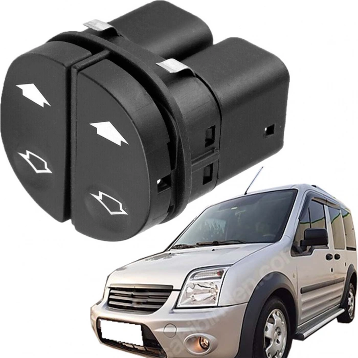 FORD CONNECT SOL ÇİFTLİ CAM DÜĞMESİ ANAHTARI 2002--2013