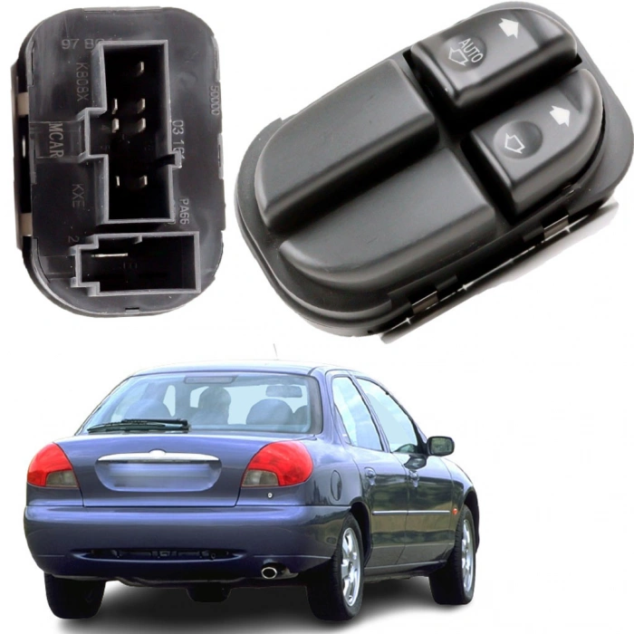 FORD MONDEO SOL ÇİFTLİ CAM ANAHTARI DÜĞMESİ 1997--2001
