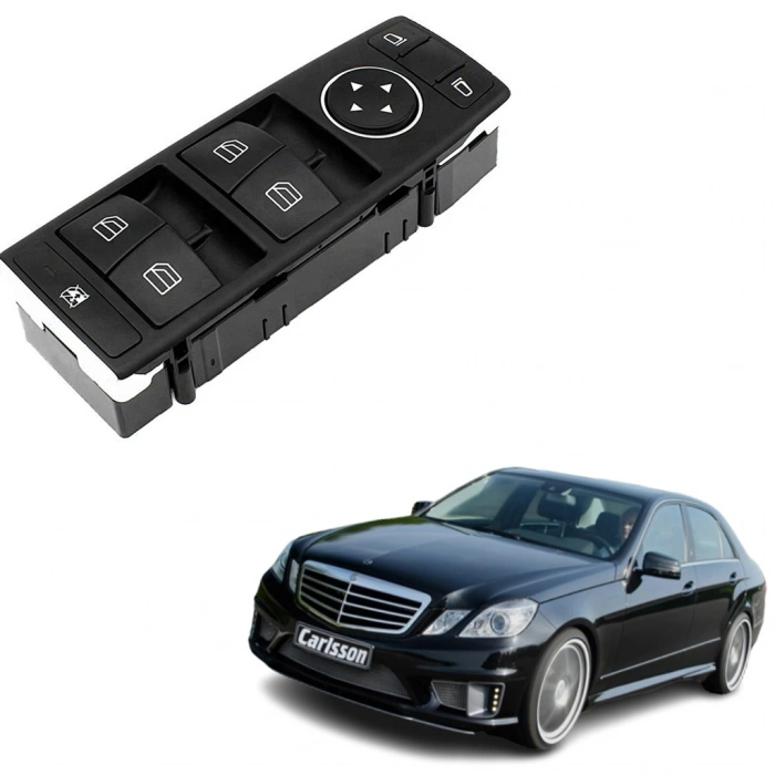 MERCEDES E SERİSİ W212 SOL DÖRTLÜ CAM DÜĞMESİ ANAHTARI 2010--2014