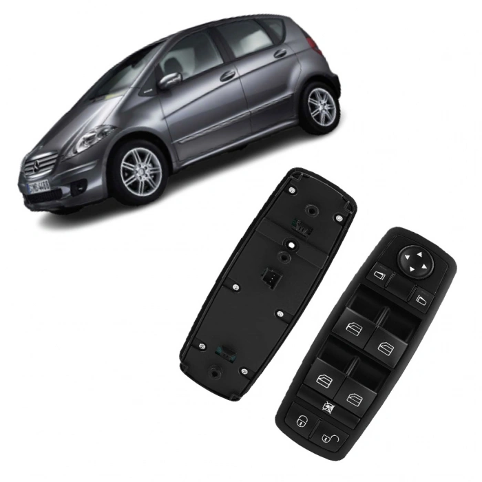 MERCEDES W169 A SERİSİ CAM DÜĞMESİ ANAHTARI SOL DÖRTLÜ 2004--2012