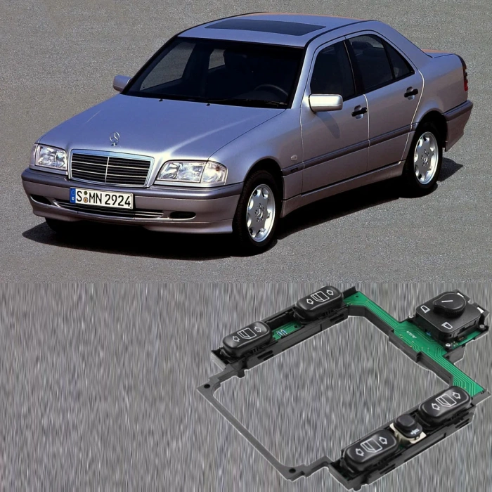 MERCEDES W202 C SERİSİ CAM DÜĞME ÜNİTESİ 1994--1998