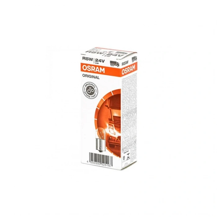OSRAM 5627 R5W 24 VOLT 67 AMPUL 5WATT 10 ADET