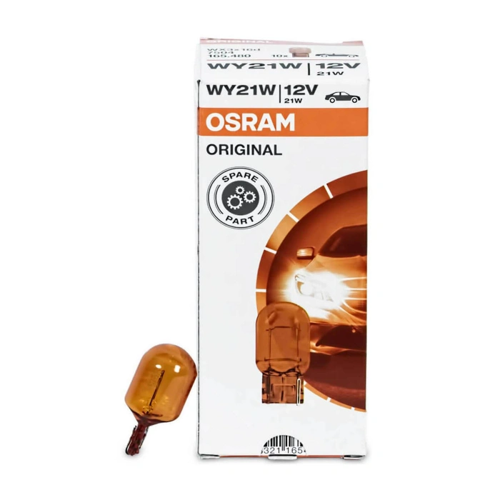 OSRAM 7504 WY21W AMBER TEK DUY T20 AMPUL 12 VOLT 10 ADET