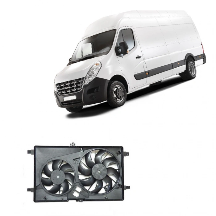 RENAULT MASTER 3 RADYATÖR FAN MOTORU DAVLUMBAZLI ÇİFTLİ 2010--201