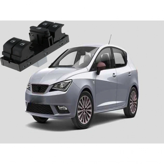 SEAT İBİZA SOL ÖN DÖRTLÜ CAM DÜĞMESİ ANAHTARI 2009--2017