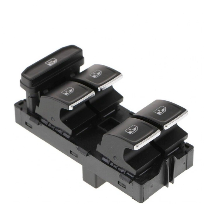 SEAT LEON SOL ÖN DÖRTLÜ CAM DÜĞMESİ ANAHTARI 2014--2017 KROM