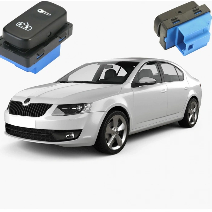 SKODA OCTAVİA İÇ MERKEZİ KİLİT KAPI AÇMA KAPAMA DÜĞMESİ 2004-2013
