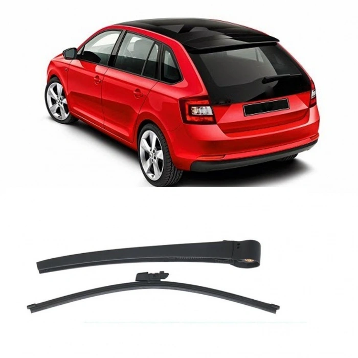 SKODA RAPİD ARKA SİLECEK KOLU VE SÜPÜRGESİ 2012--2017
