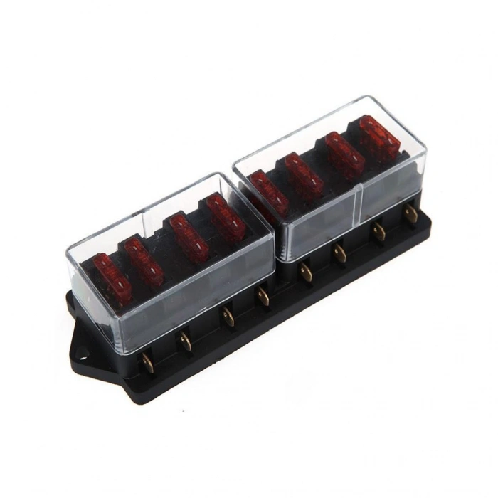 ÜNİVERSAL SİGORTA YUVASI 8Lİ BIÇAK SİGORTA KAPAKLI