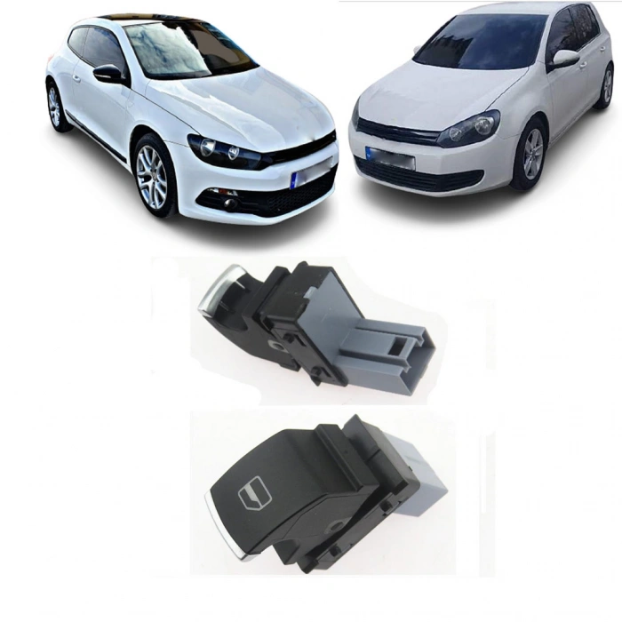 VOLKSWAGEN PASSAT , GOLF , SCROCCO TEKLİ CAM DÜĞMESİ