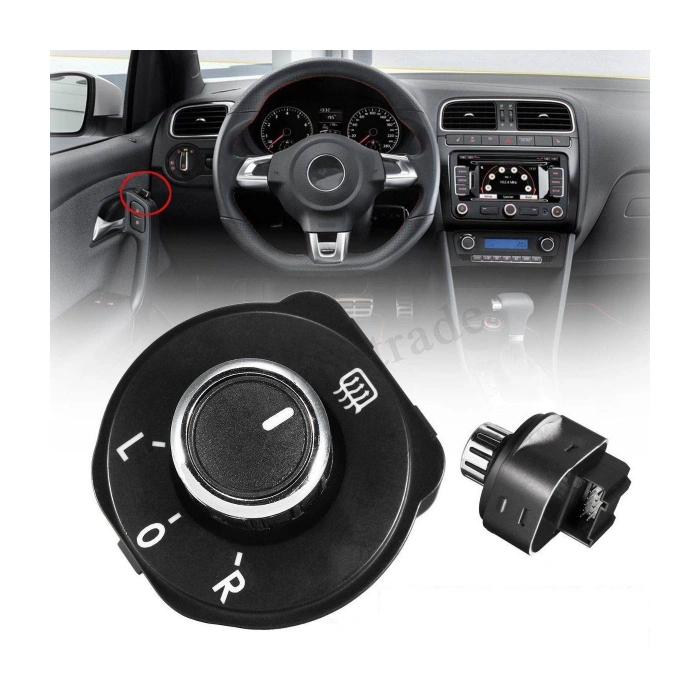 VOLKSWAGEN POLO AYNA AYAR DÜĞMESİ KROM 2011--2016