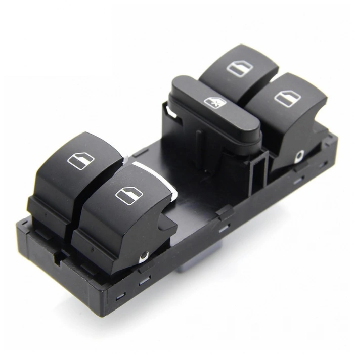 VOLKSWAGEN POLO SOL DÖRTLÜ CAM DÜĞMESİ ANHTARI KROM 2009--2014