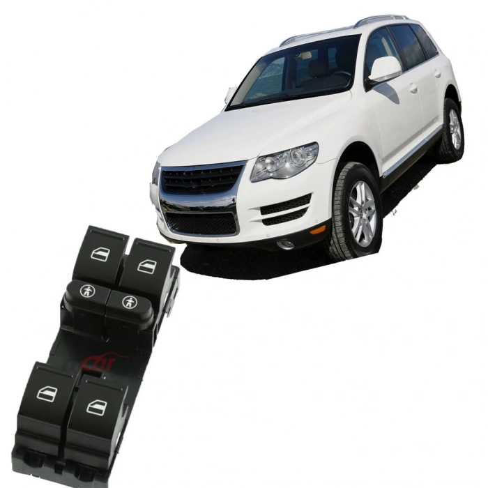 VOLKSWAGEN TOUREG CAM ANAHTARI DÜĞMESİ 2002--2010 GARANTİLİ OEM ÜRÜNDÜR