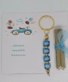 100 Adet Araba Görsel Hazır Paketlenmiş Hediyelik Dağıtmalık Sünnet Kınası ve Anahtarlık