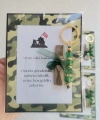 64 Adet Kişiye Özel Asker Kına Hatırası Dağıtmalık Hediyelik Yeşil Anahtarlık ve Paketlenmiş Kına