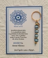 100 Adet Kişiye Özel Nazar Ayeti Sünnet Hatırası Dağıtmalık Hediyelik Mavi Renk Anahtarlık