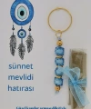 75 Adet Nazar Boncuğu Görsel Hazır Paketlenmiş Hediyelik Dağıtmalık Sünnet Kınası ve Anahtarlık