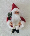 Yılbaşının semboli Asılabilir Noel Baba Figürü 12 CM