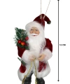 Yılbaşının semboli Asılabilir Noel Baba Figürü 12 CM