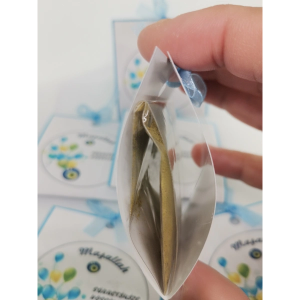 25 Adet Özel Tasarım Hazır Paketlenmiş Hediyelik Dağıtmalık Maaşallah Yazılı Sünnet Kınası