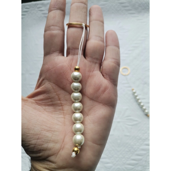 4 Adet Hac ve Umre Say Tavaf Tesbihi Beyaz İnci