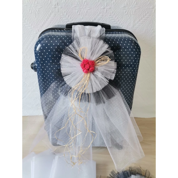 10 Adet 100X300 Kristal Bohça Süsleme Tülü 10 Adet Bohça Süsü Düğün Nikah Kına Bohçası Süsü