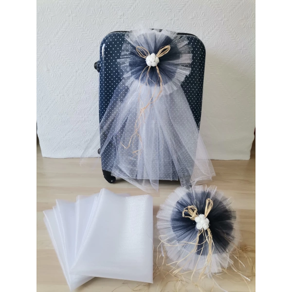 5 Adet 100X300 Kristal Bohça Süsleme Tülü 5 Adet Bohça Süsü Düğün Nikah Kına Bohçası Süsü