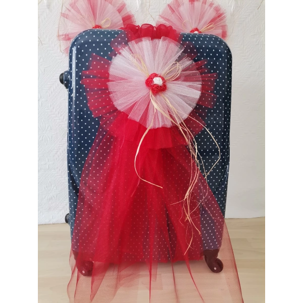 5 Adet 100X300 Kristal Bohça Süsleme Tülü 5 Adet Bohça Süsü Düğün Nikah Kına Bohçası Süsü