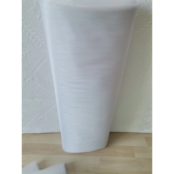 5 Adet Beyaz 100X300 Kristal Tül Düğün Bohça Süsü Nikah Bohça Süsü Nişan Bohça Süsleme Tülü