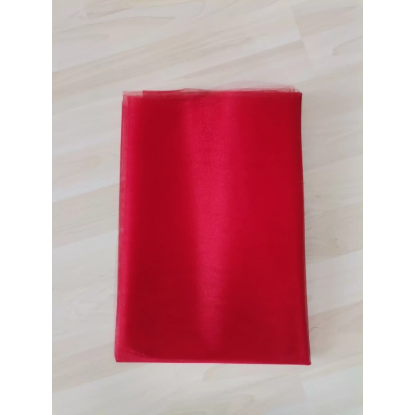 10 Adet Kırmızı 100X300 Kristal Tül Düğün Bohça Süsü Nikah Bohça Süsü Nişan Bohça Süsleme Tülü