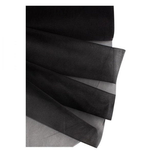 10 Adet Siyah 100X300 Kristal Tül Düğün Bohça Süsü Nikah Bohça Süsü Nişan Bohça Süsleme Tülü