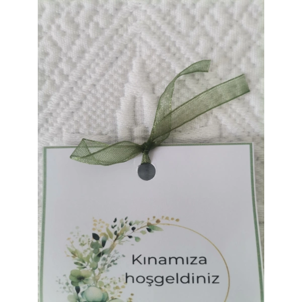 100 Adet Özel Tasarım Hazır Paketlenmiş Kınamıza Hoşgeldiniz Yazılı Hediyelik Dağıtmalık Kına 100 Adet