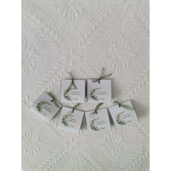 Özel Tasarım Hazır Paketlenmiş Kınamıza Hoşgeldiniz Yazılı Hediyelik Dağıtmalık Kına 75 Adet
