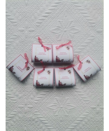 100 Adet Özel Tasarım Hazır Paketlenmiş Kınamıza Hoşgeldiniz Yazılı Hediyelik Dağıtmalık Kına