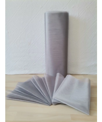 10 Adet Gümüş 100X300 Kristal Tül Düğün Bohça Süsü Nikah Bohça Süsü Nişan Bohça Süsleme Tülü