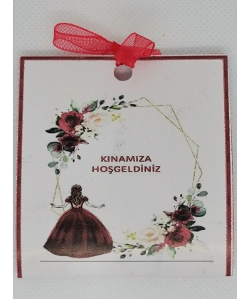 75 Adet Özel Tasarım Hazır Paketlenmiş Hediyelik Dağıtmalık Kına