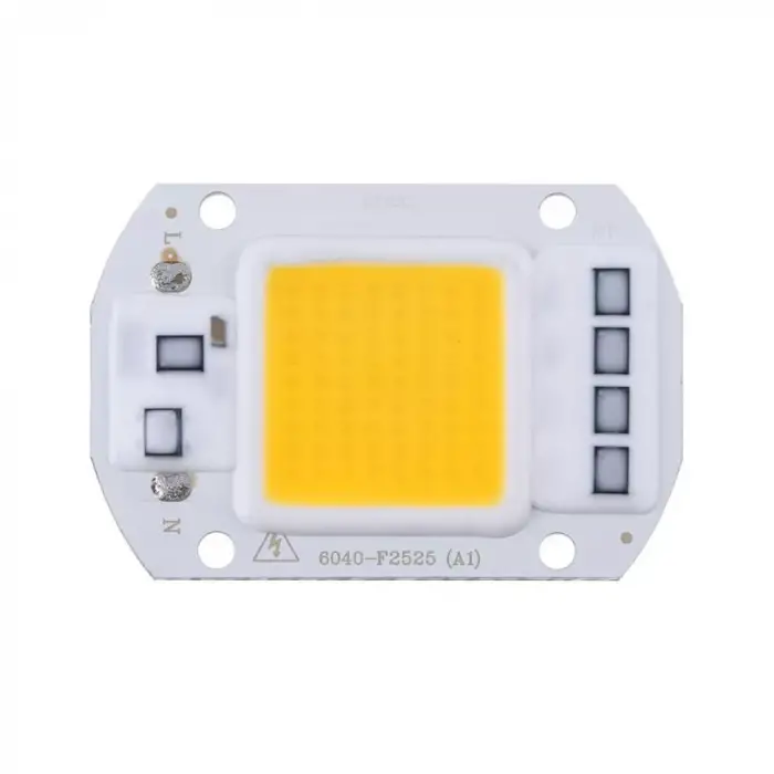 220V 50W Power COB Led Sıcak Beyaz 4000-4500K