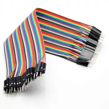 20cm Dupont Jumper Kablo (Erkek-Erkek) Tekli