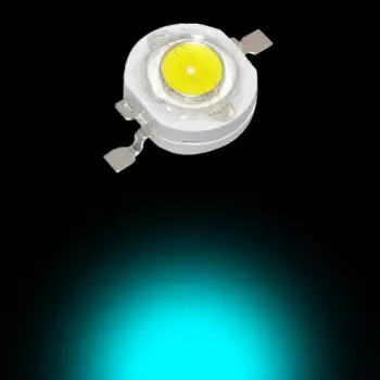 1W Power LED - Cyan Turkuaz