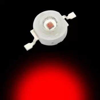3W Power Led Deep Red Koyu Kırmızı