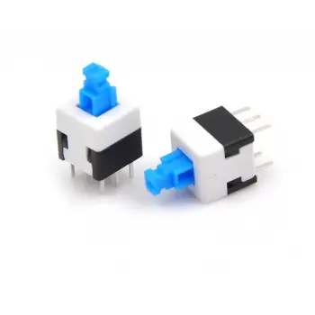 8x8 On-Off Buton Switch - Anahtarlı